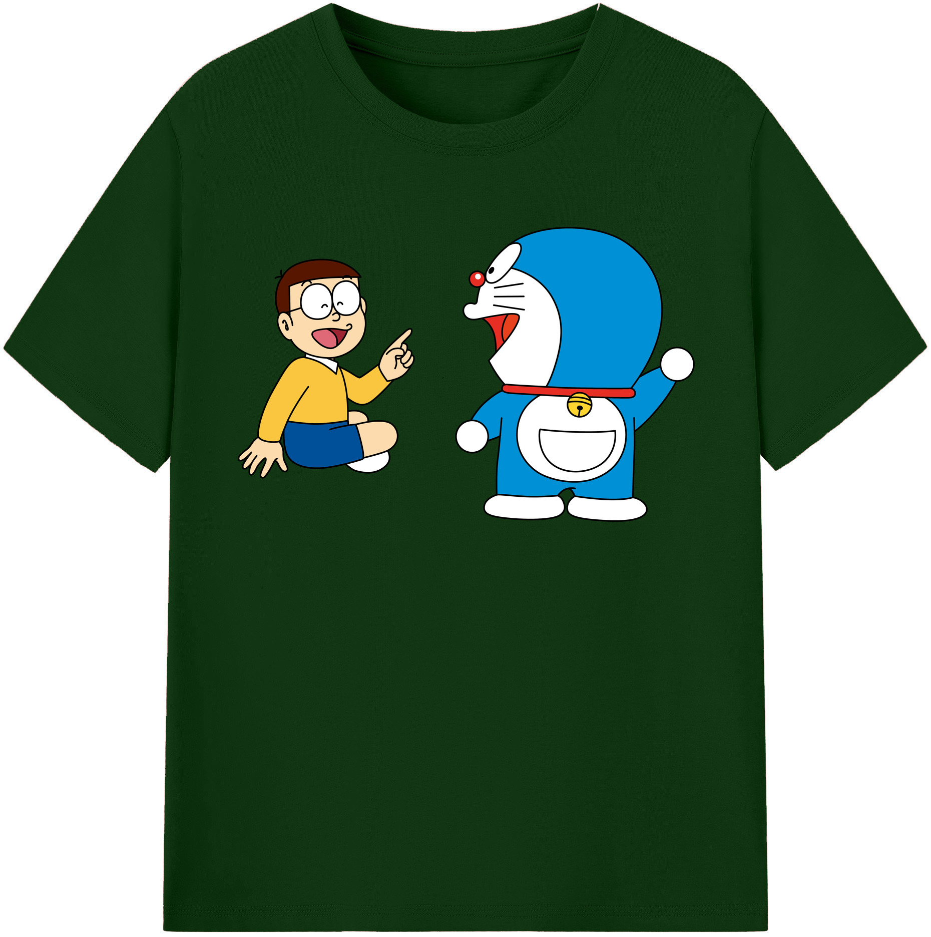 （画像用） ドラえもん Doraemon 綿100％半袖Tシャツ（フロントプリント）